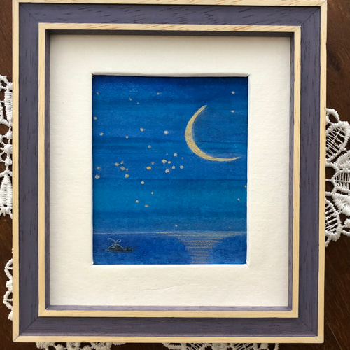絵画 ★candy★青の夜 769他1点Nicola原画 絵画 ☆candy☆青の夜 769他1点Nicola原画 在庫処分 半額 ☆安心