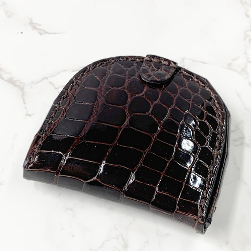 ガンゾ GANZO クロコダイル crocodile クロコ コインケース 馬蹄