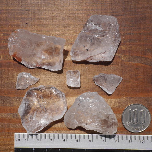 天然石 合計約97g分詰合せ 水晶ラフロック(ブラジル産)原石クォーツ穴なしクリスタル[qz-220421-02] 19枚目の画像