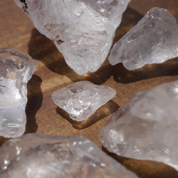 天然石 合計約97g分詰合せ 水晶ラフロック(ブラジル産)原石クォーツ穴なしクリスタル[qz-220421-02] 7枚目の画像
