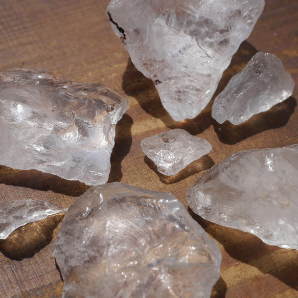 天然石 合計約97g分詰合せ 水晶ラフロック(ブラジル産)原石クォーツ穴なしクリスタル[qz-220421-02] 15枚目の画像