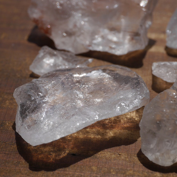 天然石 合計約97g分詰合せ 水晶ラフロック(ブラジル産)原石クォーツ穴なしクリスタル[qz-220421-02] 3枚目の画像