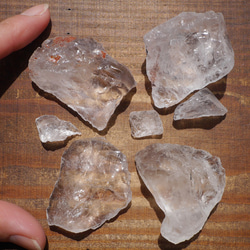 天然石 合計約97g分詰合せ 水晶ラフロック(ブラジル産)原石クォーツ穴なしクリスタル[qz-220421-02] 20枚目の画像