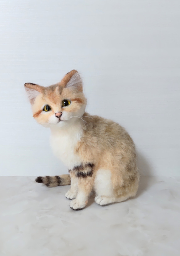 羊毛フェルト スナネコ