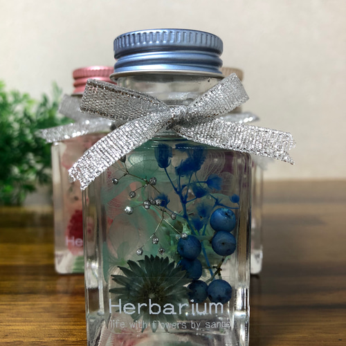 Amazon｜横浜ハーバリウム弐番店 ハーバリウム 瓶 四角 500ml 2