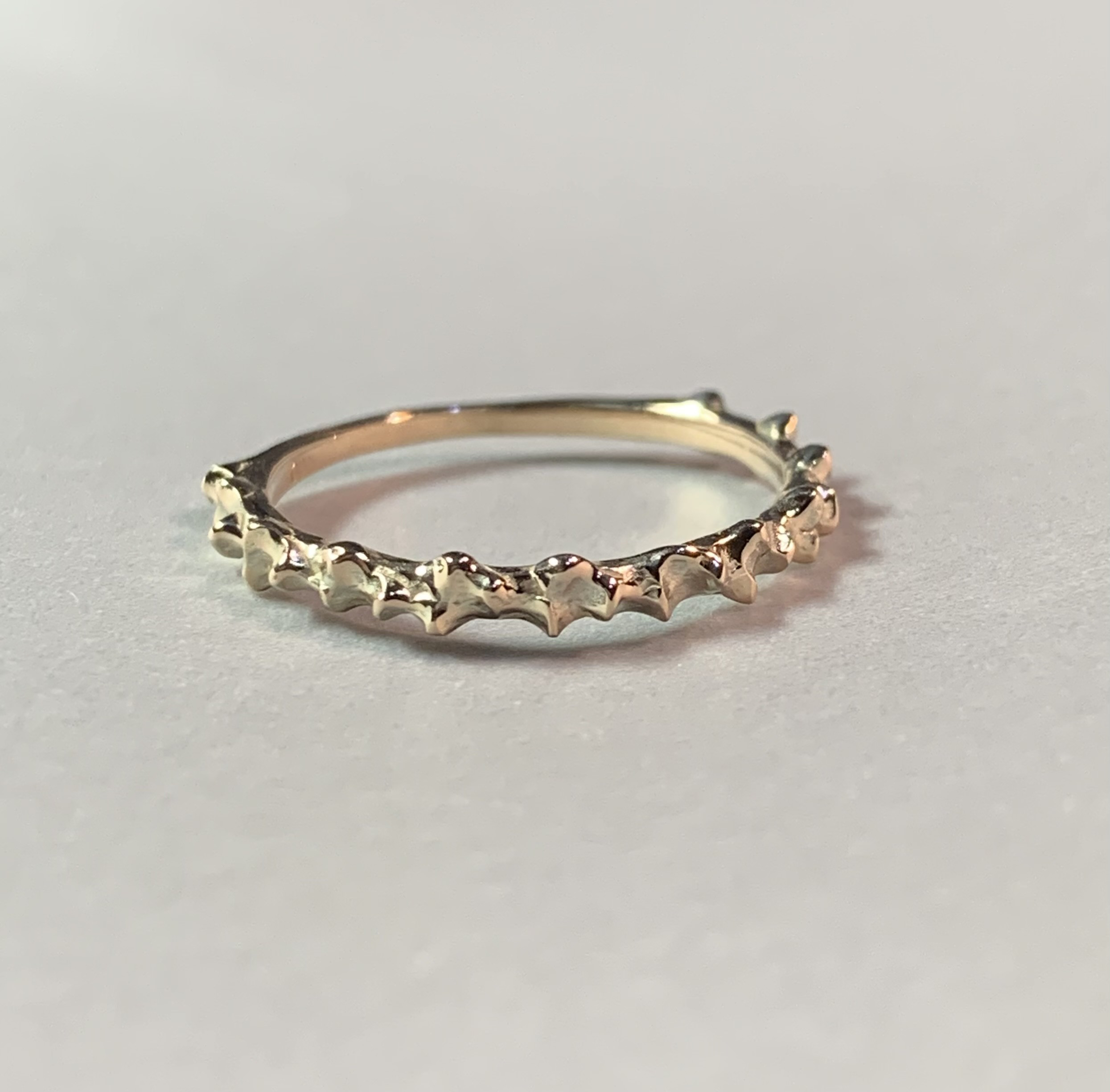 K10YG とげとげいがいがリング