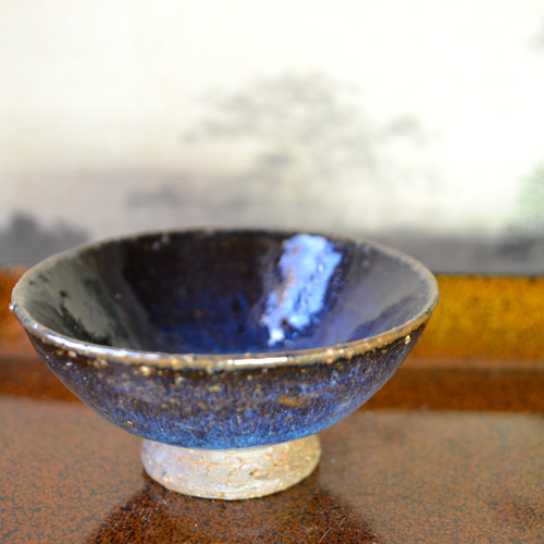 再入荷！】お洒落な片口酒器セット(コスモブルー) ＊酒器・お猪口1個