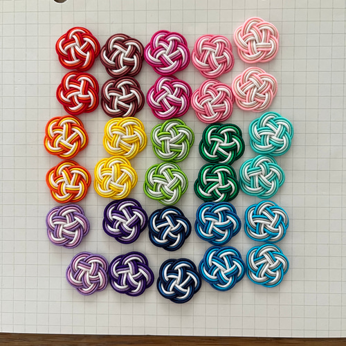 水引パーツ　梅結び　まとめ売り　No.127 水引パーツ 梅結び まとめ売り No.127 - メルカリ