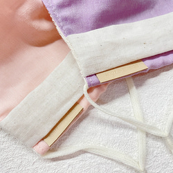 3WAY 柔軟毛巾布和少女無紡布面膜套適合出汗者和敏感皮膚雙層膜（FM220421） 第6張的照片
