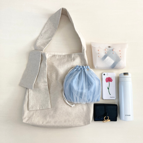 未使用 banryoku hand bag コットンリネン 未使用 banryoku hand bag コットンリネン レディース
