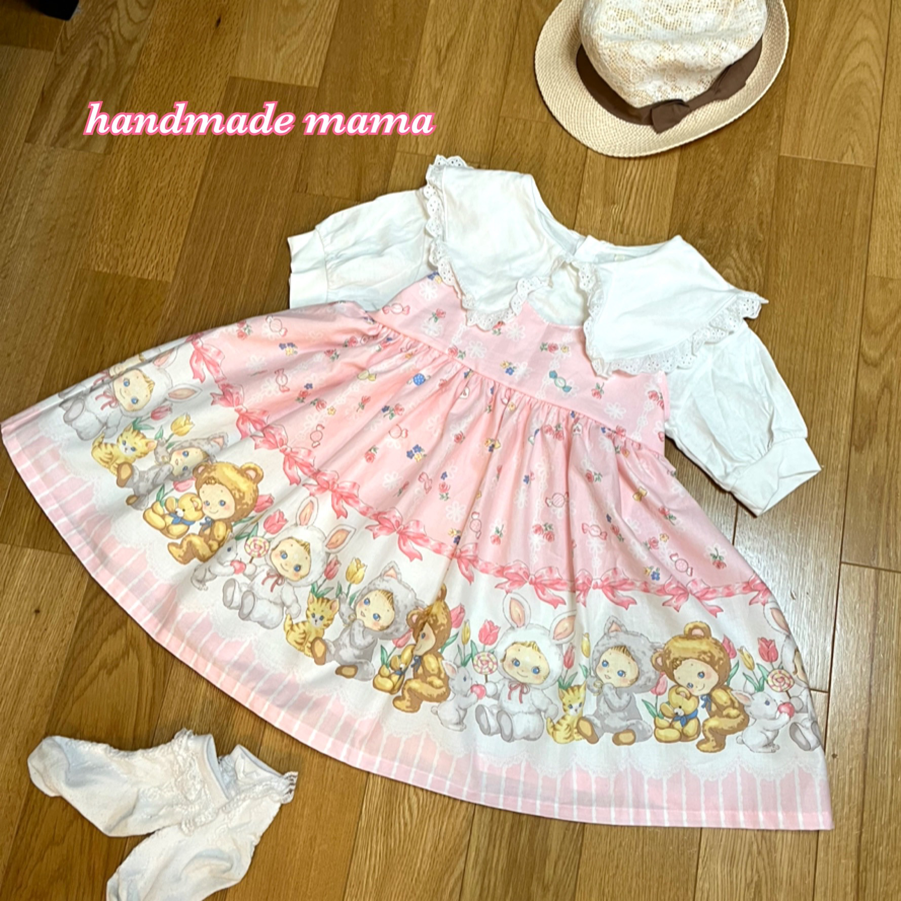 【未使用】Princess Melody バックリボン ミニワンピース ピンク XSサイズあり【PURESS/ピュアレス】ビックリボンデザイン