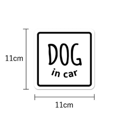 DOGINCAR ドッグインカー DOG IN CAR ドッグ インカー マグネット 磁石 犬 車 ステッカー ペット 6枚目の画像