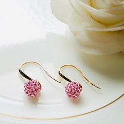 桃色の雲◆高品質✧ブラックオパールピアス✧14kgf 桃色の雲様専用◇高品質✧ブラックオパールピアス✧14kgf 月桃