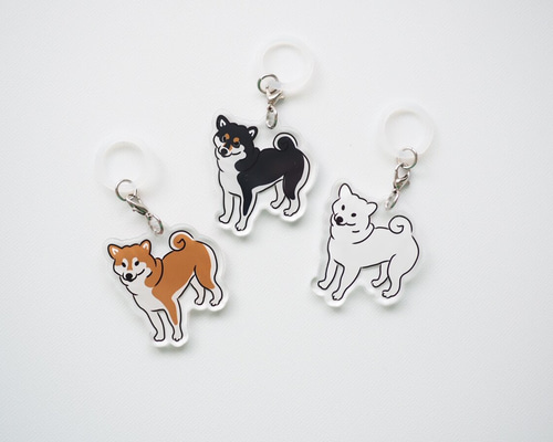 柴犬のアンブレラマーカー 1個（三種よりお選びください） その他