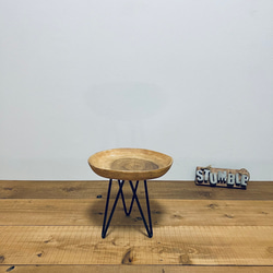 【アイアンロースタンド】 観葉植物台　ローテーブル コーヒーテーブル ミニテーブル 小物置き　アイアン 1枚目の画像