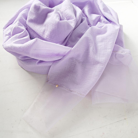【母親節免費包裝】淡紫色披肩| 第7張的照片