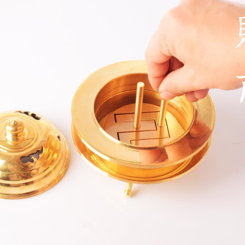 法器 真言宗 4点セット 火舎香炉 香印器 中院流·光明流·青龍印 法器 真言宗 4点セット 火舎香炉 香印器 中院流·光明流·青龍印