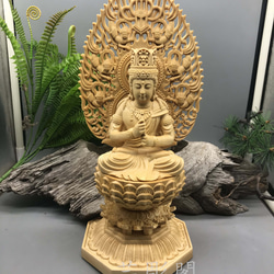 阿弥陀如来 阿弥陀仏 特上彫 木彫仏像 木工細工 仏教工芸品 禅意