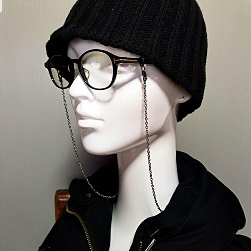 TITAN チタン メガネチェーン アレルギー対応 錆びない ネックレス  