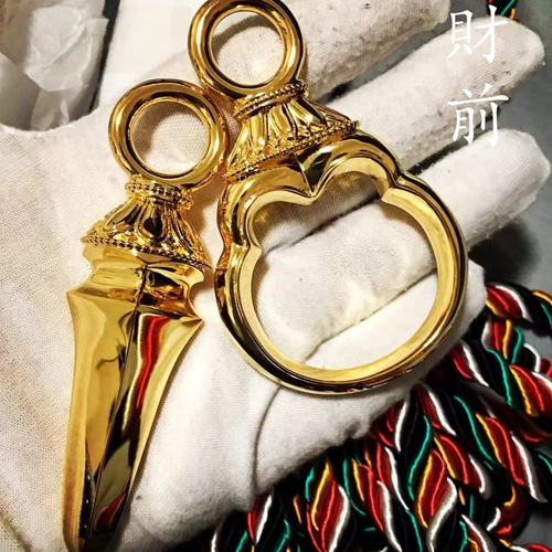 唐密法器 真言宗 不動明王巻索 縄 密教パワー 法具 真鍮製 その他