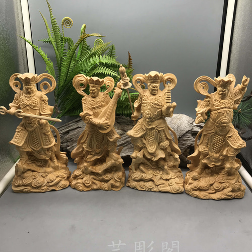 極上品 木彫仏像 2点同出 不動明王 不動尊 極上品 置物 火炎光背 木彫仏像 稀少