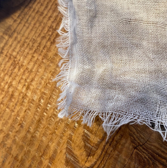 薄棉大披肩/半斑抹茶灰/三河紡織 第8張的照片