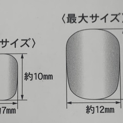 キッズネイルチップ12枚セット(キッズ、チビ爪) 2枚目の画像