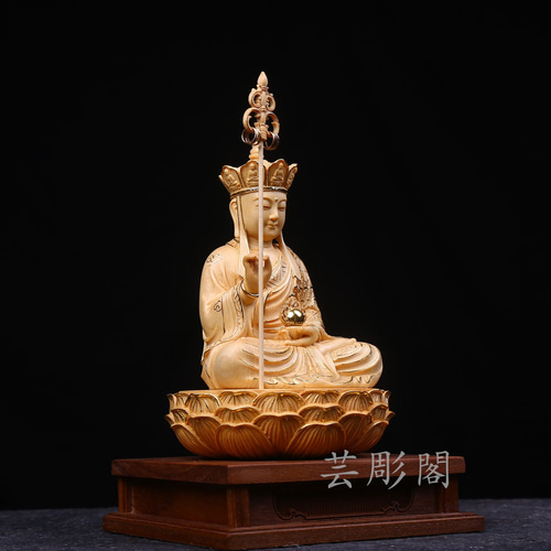 銅製 霊吉普薩 準提仏 母菩薩仏頭彫像 装飾品 工芸品 美術品 置物 銅製 霊吉普薩 準提仏 母菩薩仏頭彫像 装飾品 工芸品