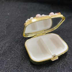 Queen's Box＊* スワロフスキービジュー  ピルケース 6枚目の画像