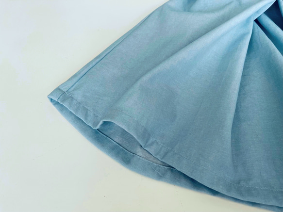 ２WAYジャンパースカート♪柔らかデニム素材（ライトブルー） 13枚目の画像