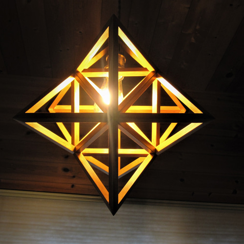 インテリア照明 ダビンチの星  星型８面体 ペンダントライト