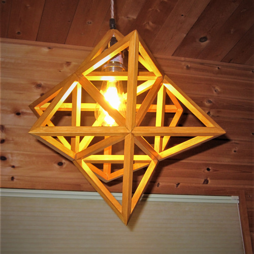 インテリア照明 ダビンチの星 ST8LP-14 星型8面体 ペンダントライト