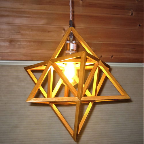 インテリア照明 ダビンチの星 ST8LP-14 星型8面体 ペンダントライト