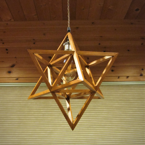 インテリア照明 ダビンチの星 ST8LP-14 星型8面体 ペンダントライト