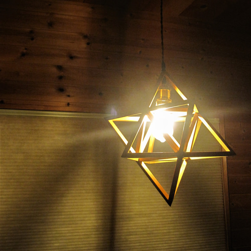 インテリア照明 ダビンチの星 ST8LP-14 星型8面体 ペンダントライト