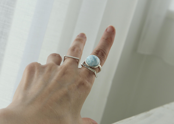 [カリブ海のLarimar]ring 2枚目の画像