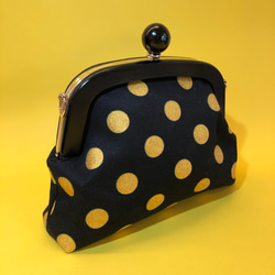 Nana手縫いのがまぐち：ブルカワルツ Polka dots Waltz pouch bag 第13張的照片