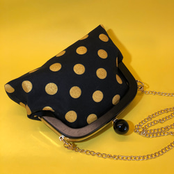 Nana手縫いのがまぐち：ブルカワルツ Polka dots Waltz pouch bag 第17張的照片