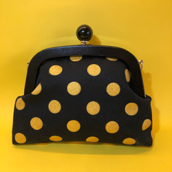 Nana手縫いのがまぐち：ブルカワルツ Polka dots Waltz pouch bag 第14張的照片