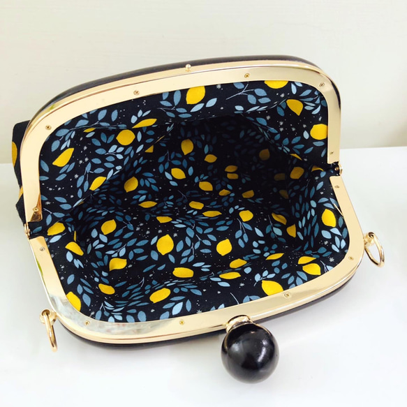 Nana手縫いのがまぐち：ブルカワルツ Polka dots Waltz pouch bag 第7張的照片