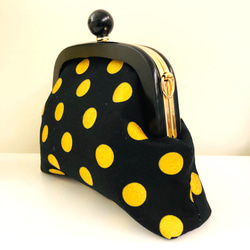 Nana手縫いのがまぐち：ブルカワルツ Polka dots Waltz pouch bag 第6張的照片