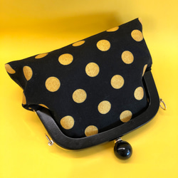 Nana手縫いのがまぐち：ブルカワルツ Polka dots Waltz pouch bag 第10張的照片