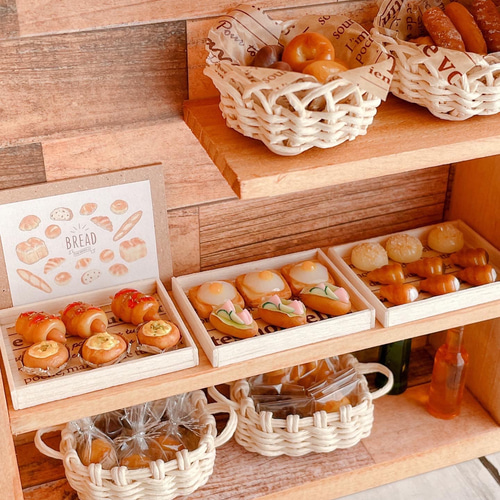 ☆受注制作☆ミニチュアパン屋さん その他置物 mi-mama cafe 通販