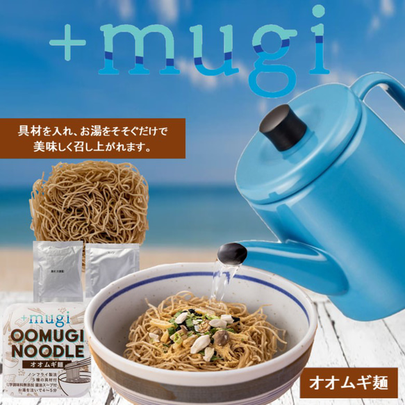 【ギフト・出産祝い】オオムギ麺（オオムギ麺×即席麺）　生活応援セール中！定価11040円　お蕎麦代わりに・内祝にも 2枚目の画像