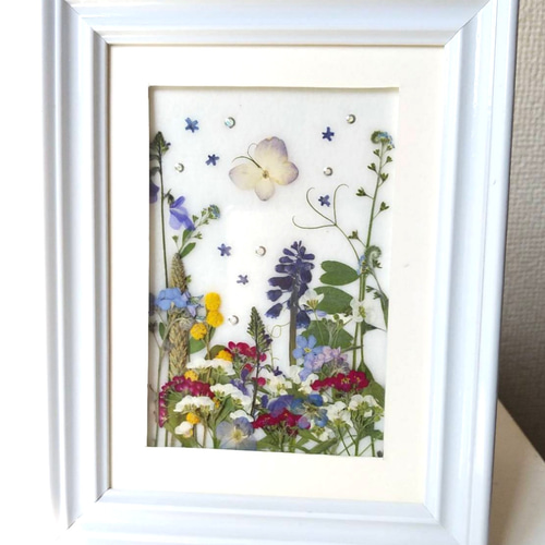 最終値下げ】押し花アート♡癒やしの風景♡絵画 インテリア 額