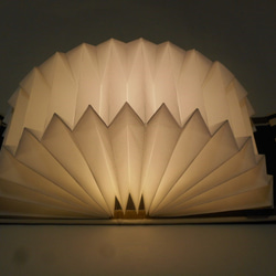 ブック型ライト「Shell-Light」／ミニあじさい 2枚目の画像