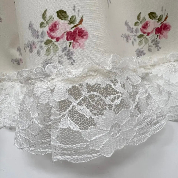 ローズピンク ミニバラの花束 カフェカーテン バランスカーテン 17枚目の画像