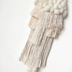 一件編織掛毯“白色，蒼白，白色的海c。” 第3張的照片