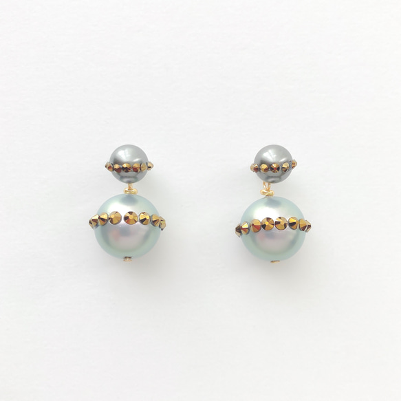 EARRING:「Antique」ball&ball 1枚目の画像