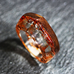 【送料無料】Wood Resin Ring/Copper ～ウッドレジンリング～ 6枚目の画像